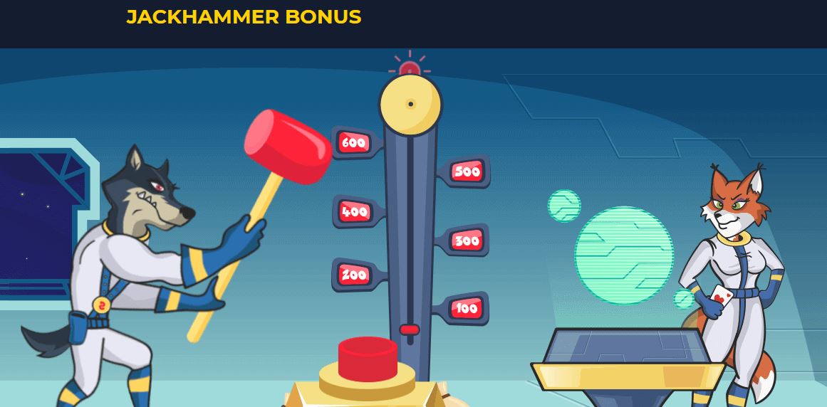 Vinci premi giornalieri con bonus Jackhammer