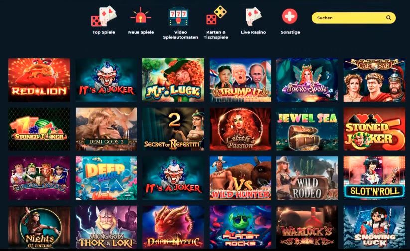 Esplora migliaia di slot machine nel catalogo giochi